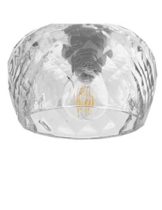 Lampara Estela 3xe14 Cromo Regx55x13 Cm C/tulipas Cristal Tallado Tr 2