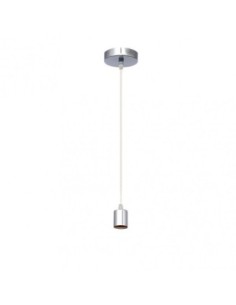Arm.colgante Cara 1xe27 Cromo Regx10x10 Cm Fabrilamp | Decoración Le