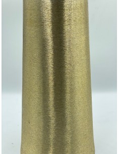 Portavelas dorado cono 11*31cm 2