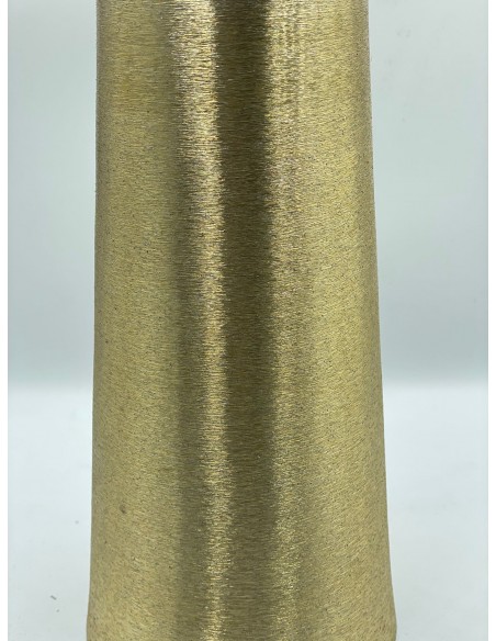 Portavelas dorado cono 11*31cm