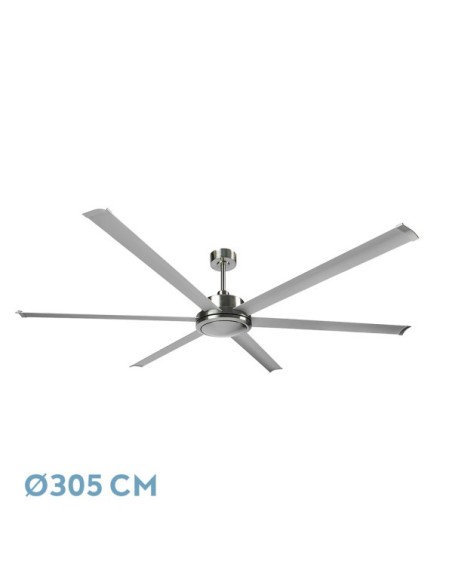 Ventilador Dc Sanson Niquel/plat Sin Luz 6asp 305d C/remoto Y Tempor