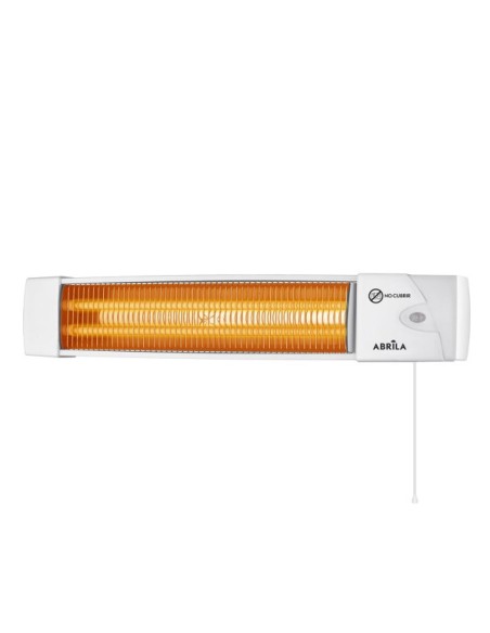 Estufa Cuarzo Africa 1200w Blanco 2 Potencias Control Cadena De Tiro