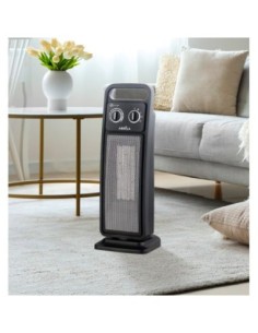 Termoventilador Ceramico Vert.brasil 2000w Negro  2pot.oscilant.anti 2