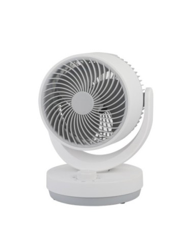 Ventilador Sobremesa Blanco/gris Lagos 3velocidades 35w 3aspas Orien