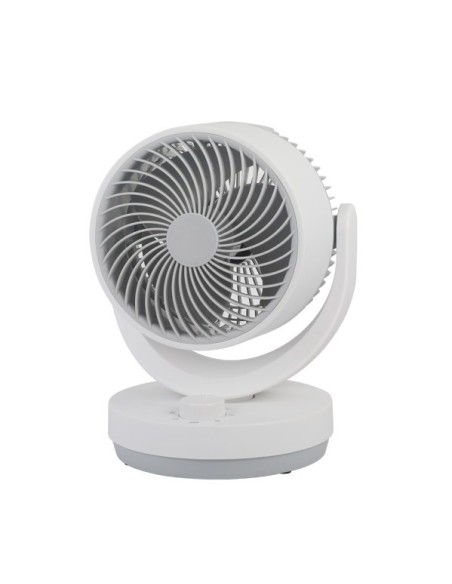 Ventilador Sobremesa Blanco/gris Lagos 3velocidades 35w 3aspas Orien
