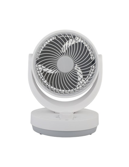 Ventilador Sobremesa Blanco/gris Lagos 3velocidades 35w 3aspas Orien