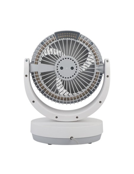 Ventilador Sobremesa Blanco/gris Lagos 3velocidades 35w 3aspas Orien