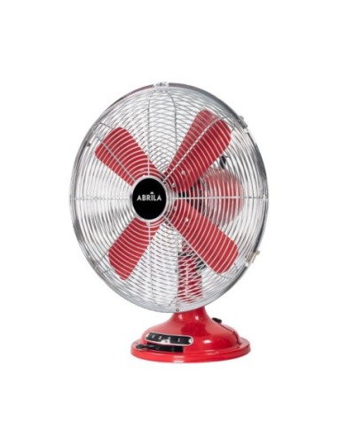 Ventilador Sobremesa Capitolio Rojo/cromo 37w 3velocidades 4asp Fijo