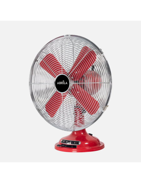 Ventilador Sobremesa Capitolio Rojo/cromo 37w 3velocidades 4asp Fijo