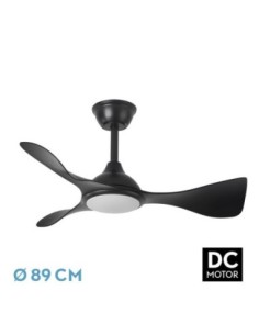 Ventilador Dc Caiman 36w 3600lm Negro 89d 3aspas 6vel 3000-4500-6500