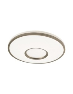 Plafon Perote 60w 3000-4000-6500k Blanco/Cuero 5880lm 8x49x49cm C/re