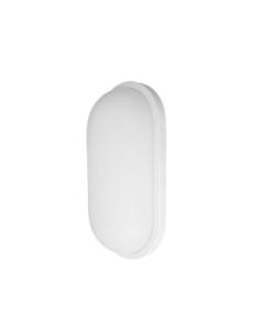Aplique 18w 6500k Pirineo Oval Blanco Ip54 1764lm 26x14,5x6,5cm Fabr