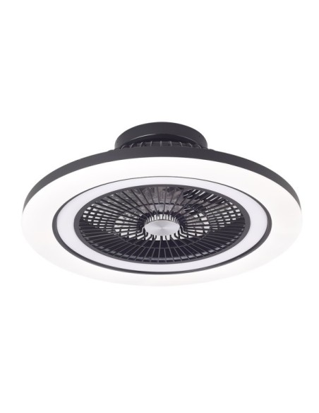 Ventilador Dc 50+7w Antartida Negro 5asp 58d 5400lm 3000-4500-6500k+