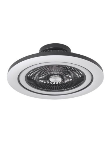 Ventilador Dc 50+7w Antartida Negro 5asp 58d 5400lm 3000-4500-6500k+