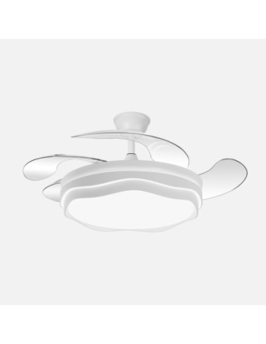 Ventilador Nasim 59w 6980lm Blanco 4 Aspas Desp. 34,5/42x50/107cm 3c