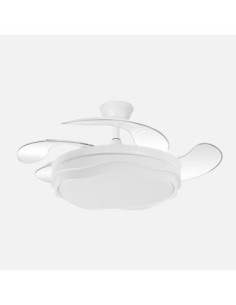 Ventilador Nasim 59w 6980lm Blanco 4 Aspas Desp. 34,5/42x50/107cm 3c 2
