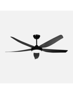 Ventilador Dc Altea 24w Negro 5aspas 6vel.142d 2880 Lm 3000-4500-650