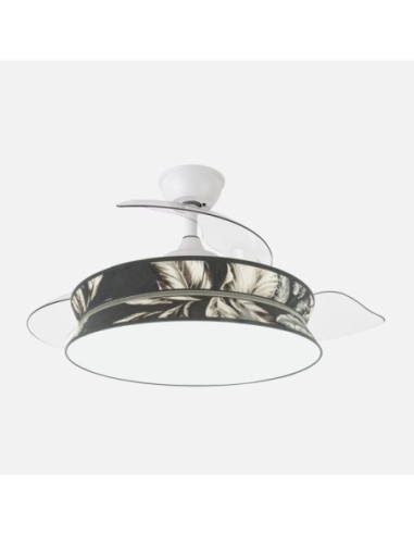 Ventil Decor 72w Blanco/estampado Oscuro 108d 3asp  7200lm 3000-4000