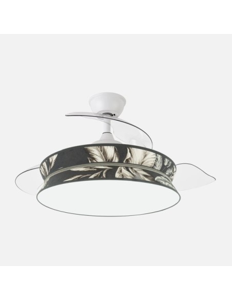Ventil Decor 72w Blanco/estampado Oscuro 108d 3asp  7200lm 3000-4000