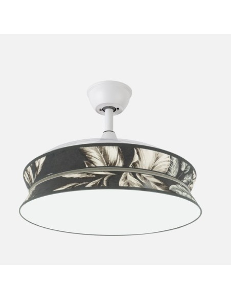 Ventil Decor 72w Blanco/estampado Oscuro 108d 3asp  7200lm 3000-4000