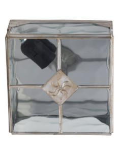 Plafon Pequeño Estepa Oro 1xe27 11x20x20 Cm Fabrilamp | Decoración L