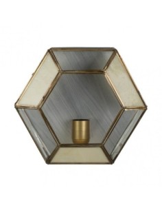 Plafon Granadino Opalina 1xe27 11x27x27 Cm Fabrilamp | Decoración Le