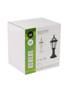Sobremuro Exterior Comino 1xe27 Oro Viejo Ip44 Policarbonato 47,6x17 2