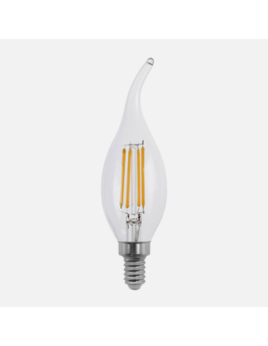 Bombilla Filamento Bohemia Clara 4w Regulable E14 400lm 12,3x3,5d 27