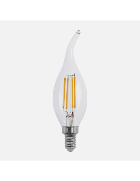 Bombilla Filamento Bohemia Clara 4w Regulable E14 400lm 12,3x3,5d 27