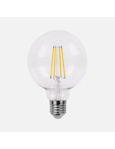 Bombilla Filamento Globo 12x8d 8w Clara E27 880lm 2700k Fabrilamp | 