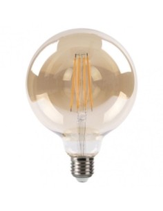 Bombilla Filamento Globo 16x12,5d 8w 750lm E27  Ambar 2700k Fabrilam