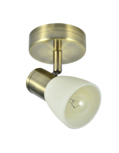 Foco Cholo 1xe14 Cuero  14x8,5x8,5 Cm Fabrilamp | Decoración Leyva
