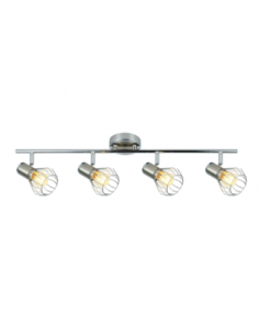 Regleta Mateo 4xe14 Cromo/niquel 15x69,5x8,5 Cm Fabrilamp | Decoraci 2