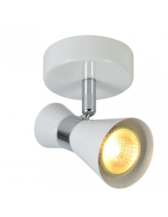 Foco Maximo 1xgu10 Blanco/cromo 15x12x8,5 Cm Fabrilamp | Decoración  2