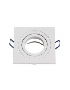 Empotrable Orient.cenote 1xgu10 Cuadrado Blanco 2x9,2x9,2 Cm 8 De Co