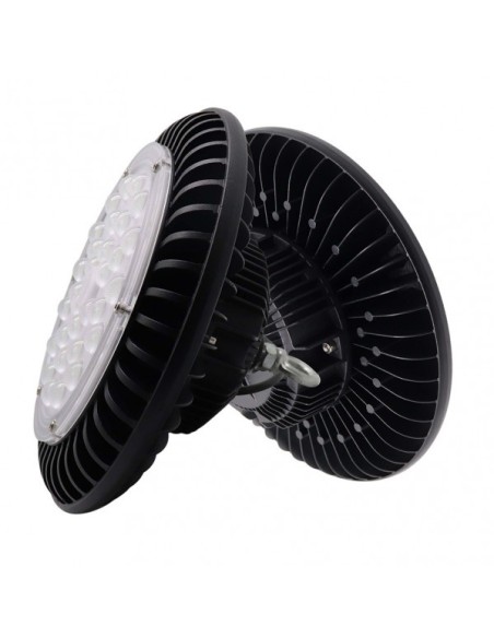 Campana Monzonita 200w 6500k Negro 22000lm Ip65 Led Smd 12,5x35x35 C