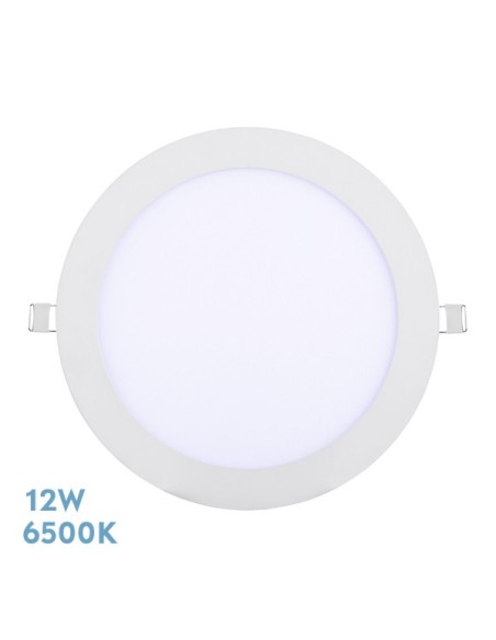 Downlight Tanzanita 12w 6500k Blanco 1080lm 1,3x16,5x16,5 Cm Corte 1
