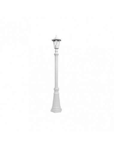 Farola Exterior Aluminio Auriga 1xe27 Blanco Ip44 220x20x20 Cm  Regu