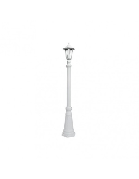 Farola Exterior Aluminio Auriga 1xe27 Blanco Ip44 220x20x20 Cm  Regu