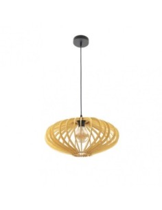 Colgante Sapelli 1xe27 Madera Natural Regx45x45 Cm Fabrilamp | Decor 2