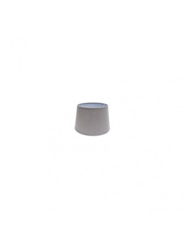 Pantalla Agueda Pinza Gris 10dx8dx8h Conica Abierta Fabrilamp | Deco