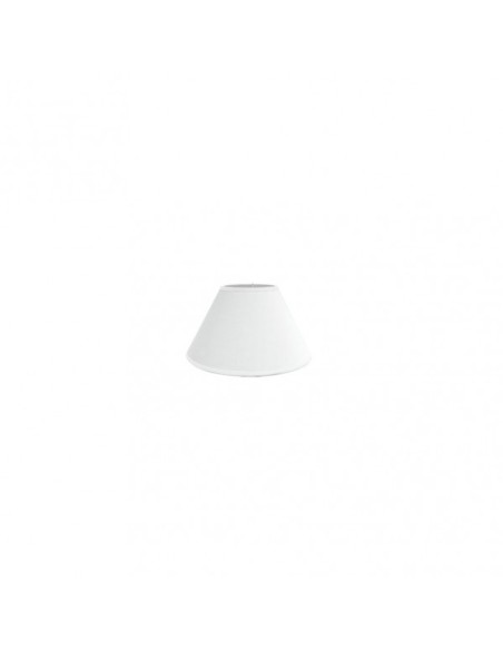 Pantalla Clara Pinza Blanca 14dx8dx9,5h Conica Cerrada Fabrilamp | D