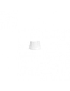 Pantalla Laura Pinza Blanca 10dx8dx8h Conica Abierta Fabrilamp | Dec