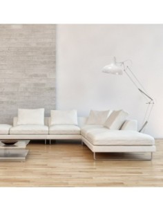 Pie Salon Articulable Malik 1xe27 Blanco 163x30x80 Cm Fabrilamp | De 2