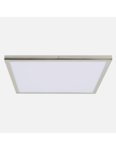 Panel Superf. 36w 6500k Tivoli Niquel 2,5x40x40 Cm 3060 Lm Fabrilamp