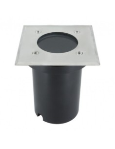 Empotrable Exterior Encastrar Cuad.1xgu10 Niquel 13x11x11Cm Ip65 Cor