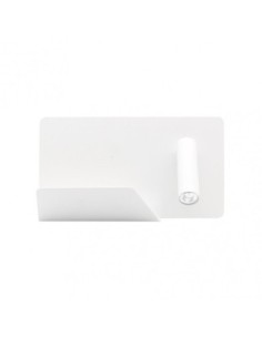 Aplique 3w 4000k Miguel Angel Dcho Blanco C/usb Y  Estante 150lm 16x