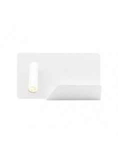 Aplique 3w 4000k Miguel Angel Izqdo Blanco C/usb  Y Estante 150lm 16 2