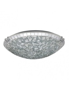 Plafon Tenor 3xe27 Cromo Mosaico 12x40x40 Cm Fabrilamp | Decoración  2