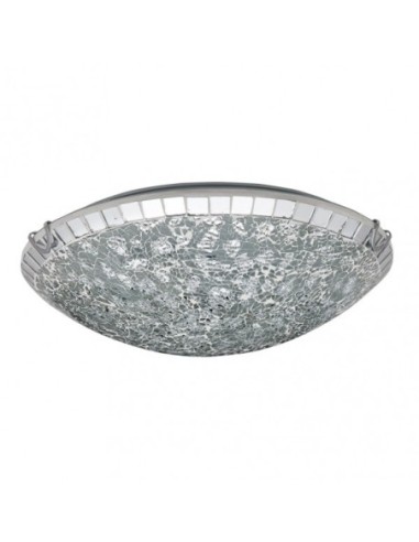 Plafon Tenor 3xe27 Cromo Mosaico 12x40x40 Cm Fabrilamp | Decoración 
